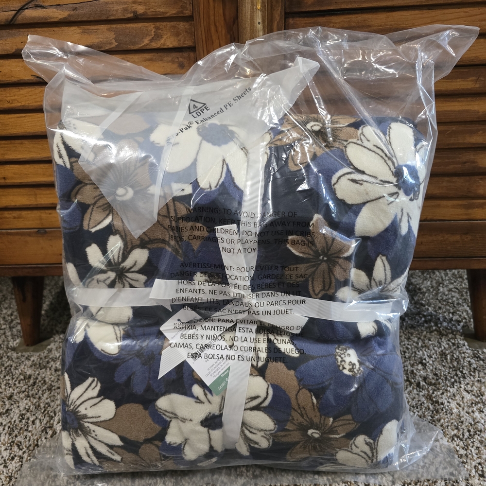 Vera Bradley Floral Fleece Blanket